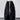 BLACK RUFFLE PANTS LONG LENGTH WIDE LEG