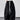 BLACK RUFFLE PANTS LONG LENGTH WIDE LEG