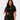 BLACK SHEER COVER-UP DRESS WITH SPANDEX BLENDED STRETCH FOR PERFECT FIT