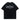 BLACK SHORT SLEEVE PULLOVER T-SHIRT WITH CROSS - TRENDY CASUAL ROUND COLLAR
