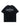 BLACK SHORT SLEEVE PULLOVER T-SHIRT WITH CROSS - TRENDY CASUAL ROUND COLLAR