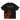 BLACK SHORT SLEEVE PULLOVER T-SHIRT WITH SKELETON GRAPHIC