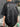 BLACK SHORT SLEEVE SHIRT WITH SPINE GRAPHIC DESIGN