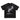 BLACK SHORT SLEEVE T-SHIRT WITH GUN GRAPHIC - TRENDY CASUAL SHORT
