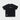 BLACK SHORT-SLEEVED T-SHIRT FORGIVENESS FRAYED TEE UNIQUE FRAYED DESIGN