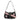 BLACK SHOULDER BAG WITH PINK ACCENTS FOR CASUAL AND EVENING