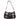 BLACK SHOULDER BAG WITH PINK ACCENTS FOR DAILY
