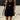 BLACK SLEEVELESS MINI DRESS SET - IDEAL TENNIS DRESS SET FOR ACTIVE WEAR