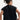 BLACK SLEEVELESS SHIRT WITH CREW NECK FOR CASUAL RUNNING