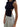 BLACK SLEEVELESS TOP WITH SIDE CUTOUTS - VINTAGE BLACK RETRO FLAIR