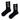 BLACK SOCKS WITH PINK BOWS SET FOR GIRLS