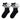 BLACK SOCKS WITH WHITE LACE AND BOWS FOR WOMEN