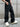 BLACK SPIDERWEB JEANS WITH LOOSE FIT DENIM DESIGN