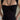 BLACK SQUARE-NECK TANK TOP SLIM FIT HALTER FIT HALTER TANK