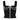 BLACK SQUARE-NECK TOP WITH PEARL EMBELLISHMENTS AND PINK RIBBON TIES