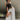 BLACK STAR HALTER TOP Y2K STAR-SHAPED