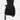 BLACK STRAPLESS DRAPED MINI DRESS CLASSIC SOLID COLOR MINI