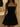 BLACK STRAPLESS MINI DRESS - CUTE OFF-SHOULDER MINI DRESS