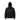 BLACK STUDDED HOODIE WITH GRAPHIC DOPE LETTERING AND EMBROIDERED COLLAR
