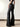BLACK STUDDED PANTS LONG LENGTH WITH BELT