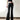 BLACK STUDDED PANTS LONG LENGTH WITH BELT