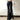 BLACK STUDDED PANTS LONG LENGTH WITH BELT