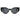 BLACK SUNGLASSES WITH SILVER ACCENTS FOR MEN AND WOMEN