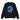 BLACK SWEATSHIRT WITH BLUE FACE GRAPHIC LONG SLEEVE LOOSE FIT