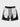 BLACK SWIM TRUNKS WITH ORANGE DRAWSTRING FOR MEN