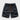 BLACK SWIM TRUNKS WITH ORANGE DRAWSTRING