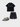 BLACK T-SHIRT AND SHORTS OUTFIT SET FOR VINTAGE SUMMER STYLE