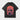 BLACK T-SHIRT WITH BALACLAVA GRAPHIC WASHED ROBBER TEE