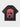 BLACK T-SHIRT WITH BALACLAVA GRAPHIC WASHED ROBBER TEE