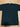 BLACK T-SHIRT WITH ROCK PRINT CREW NECK DESIGN