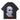 BLACK T-SHIRT WITH SPIKED SKI MASK GRAPHIC - AVATAR PRINT T-SHIRT