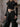 Black T-shirts Gothic Open Shoulder Sleeve Y2k Crop Tops