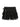BLACK TIERED MINI SKIRT WITH LACE TRIM VINTAGE SLIM FIT DESIGN