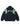 BLACK TRACK JACKET WITH GRAY ACCENTS LONG SLEEVE SPLICED DESIGN