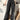 BLACK TRACK PANTS WITH WHITE STRIPES LOOSE FIT RETRO STREET STYLE - S - Sweetheart Supplies