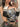 BLACK TUBE TOP WITH SKULL DESIGN - BLACK PUNK RHINESTONE STYLE