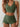BLACK TWO-PIECE SWIMSUIT: ELASTANE FABRIC WEAVE