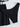 BLACK TWO PIECE SWIMSUIT SOLID COLOR HIGH STRETCH ELASTANE FABRIC