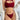 BLACK TWO-PIECE THONG SWIMSUIT SOLID COLOR DROP WAIST