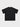 BLACK V-NECK FOOTBALL TEE WITH WHITE STRIPES - SPARKLE FOOTBALL TEE