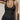 BLACK V-NECK TANK TOP SLIM KNIT CAMISOLE