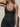 BLACK V-NECK TANK TOP SLIM KNIT CAMISOLE