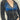 BLACK VELOUR ZIP-UP HOODIE WITH BLUE AND SILVER EMBELLISHMENTS GRUNGE VELVET HOODIE