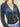 BLACK VELOUR ZIP-UP HOODIE WITH BLUE AND SILVER EMBELLISHMENTS GRUNGE VELVET HOODIE