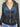 BLACK VELOUR ZIP-UP HOODIE WITH BLUE AND SILVER EMBELLISHMENTS GRUNGE VELVET HOODIE