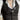 BLACK VEST WITH NECKLACES - SLIM FIT U-NECK VINTAGE STYLE